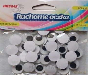 Ruchome oczka 16mm 40 szt.