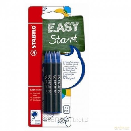 Wkład do Easy Orginal 0,5mm nieb 6 szt. bls