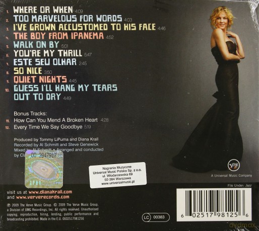 Diana Krall: Quiet Nights Limited (digipack) [CD]