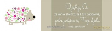 Zakładka duża - Dziękuję ci że mnie...