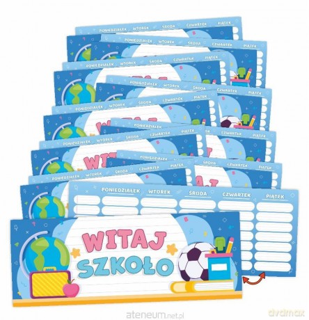 Zakładki do książek - Witaj szkoło 01 10 szt.
