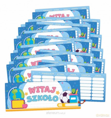 Zakładki do książek - Witaj szkoło 01 25 szt.