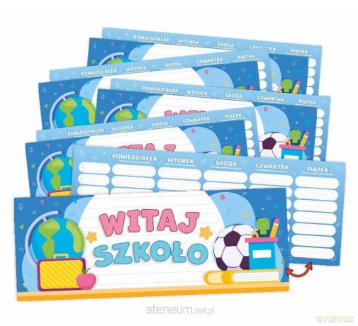 Zakładki do książek - Witaj szkoło 01 5 szt.
