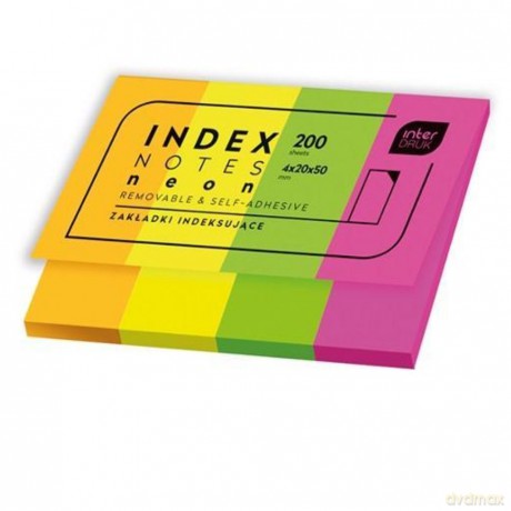 Zakładki indeksujące Neon 200 szt.