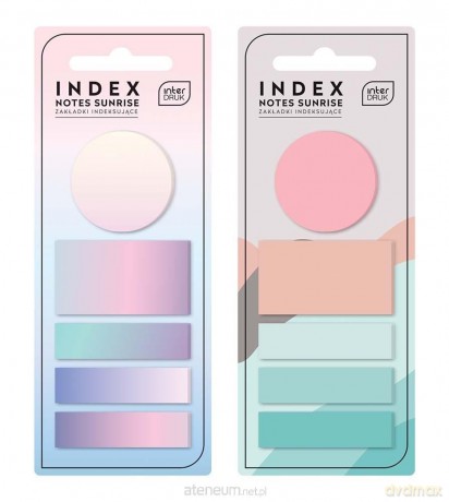 Zakładki indeksujące Sunrise 125 szt. mix