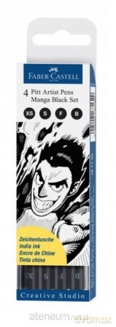 Zestaw do kaligrafii Manga 4 szt.