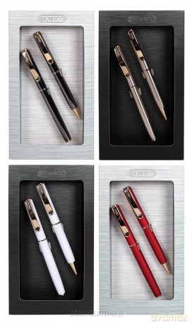 Zestaw Pióro + Długopis CLASSIC w etui GIFT BOX