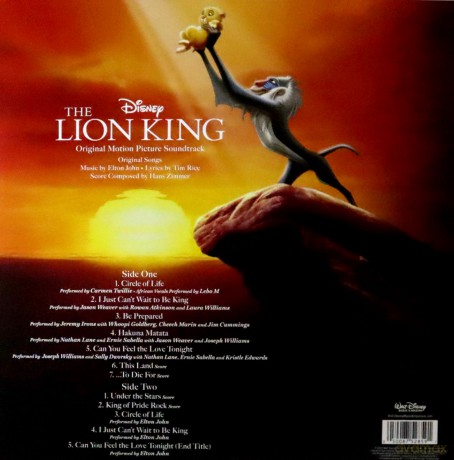 The Lion King soundtrack (Król Lew) (Coloured) [Winyl]