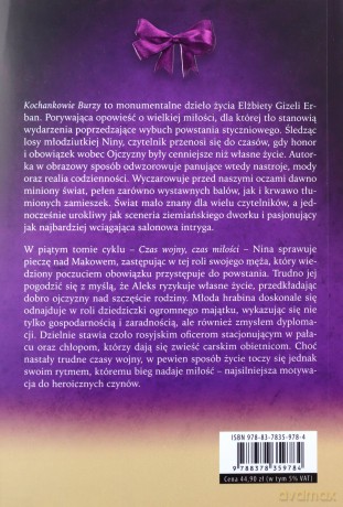 Kochankowie Burzy (Tom 5) Czas miłości, czas burzy - Elżbieta Gizela Erban [KSIĄŻKA]