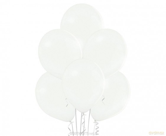Balon B105 pastelowy biały 100 szt