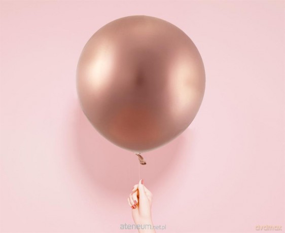 Balon Beauty&Charm platynowy różowo-złoty 61 cm