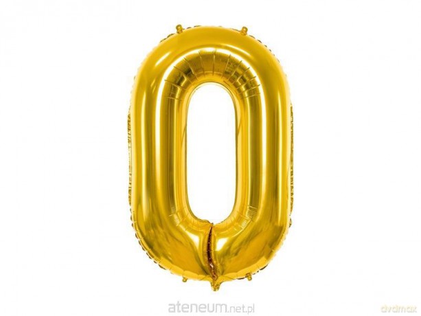 Balon foliowy 0 86 cm złoty