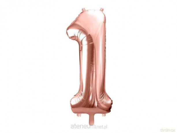 Balon foliowy 1 86 cm różowe złoto