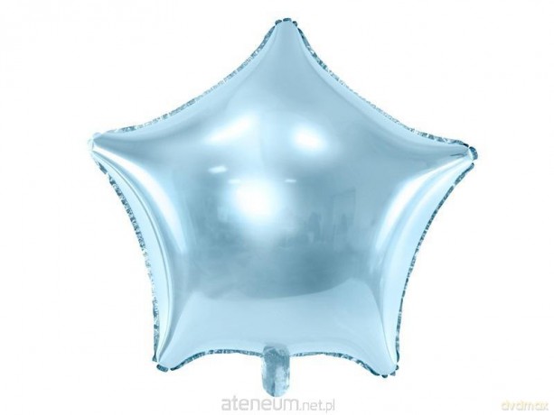 Balon foliowy Gwiazdka 48 cm błękitna