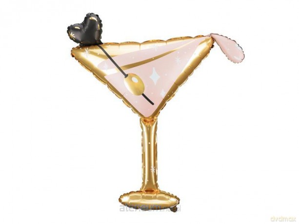 Balon foliowy Kieliszek 126x93 cm MIX