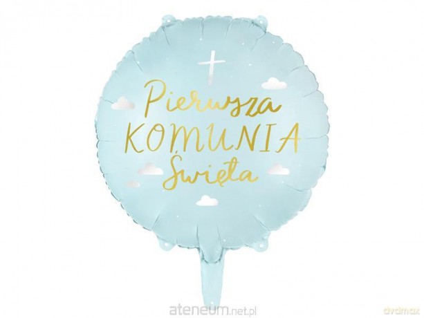 Balon foliowy Komunia Święta 45 cm