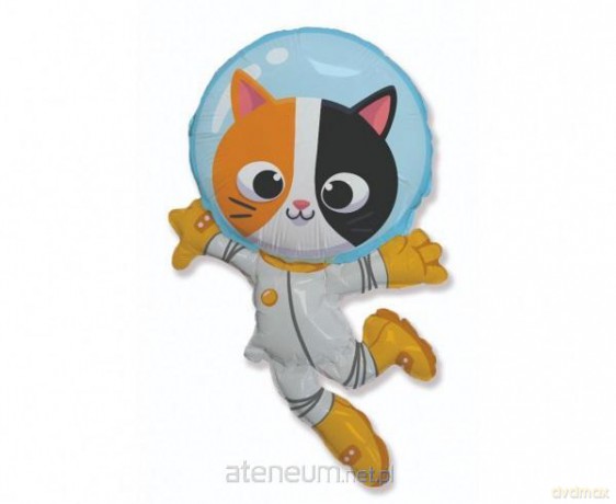Balon foliowy Kot Astronauta 61 cm