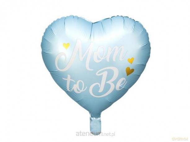 Balon foliowy Mom to Be 35 cm niebieski