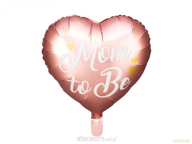 Balon foliowy Mom to Be 35 cm różowy