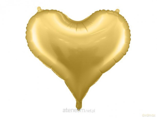 Balon foliowy Serce 75x64,5 cm złoty