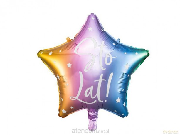 Balon foliowy Sto Lat! 40 cm