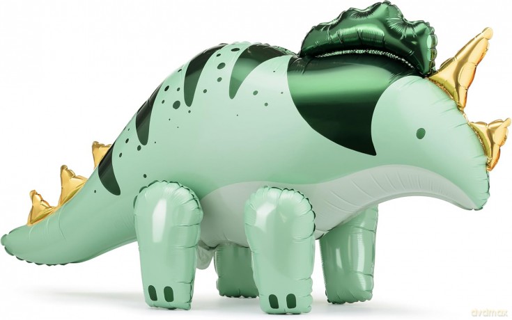 Balon foliowy Triceratops zielony 101x60.5 cm