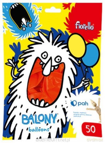 Balon Metal 10 czerwony 50 szt