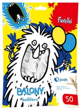 Balon Metal 12 biały perłowy 50 szt