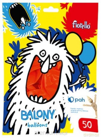 Balon Metal 12 czerwony 50 szt