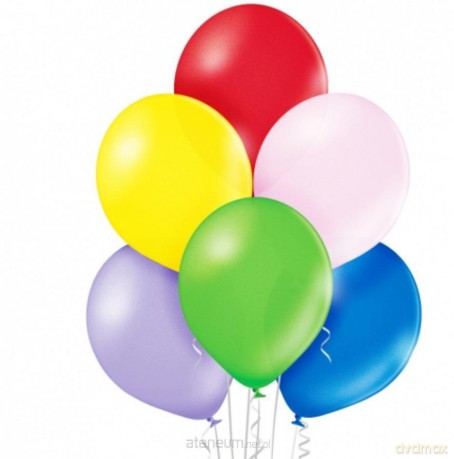Balony B105 metaliczne MIX 30 cm 100 szt