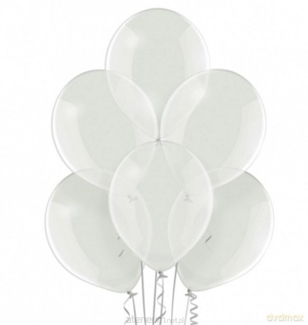 Balony B105 przeźroczyste 30 cm 100 szt