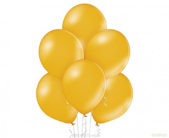 Balony B85 metaliczne złote 27 cm 100 szt