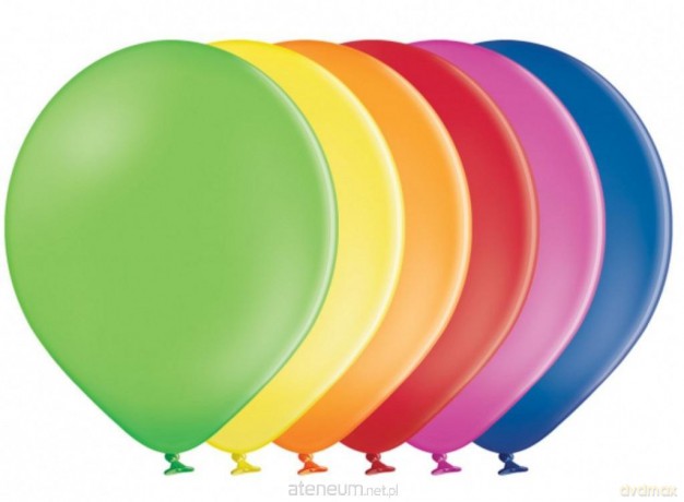 Balony B85 pastelowe MIX 27 cm 100 szt