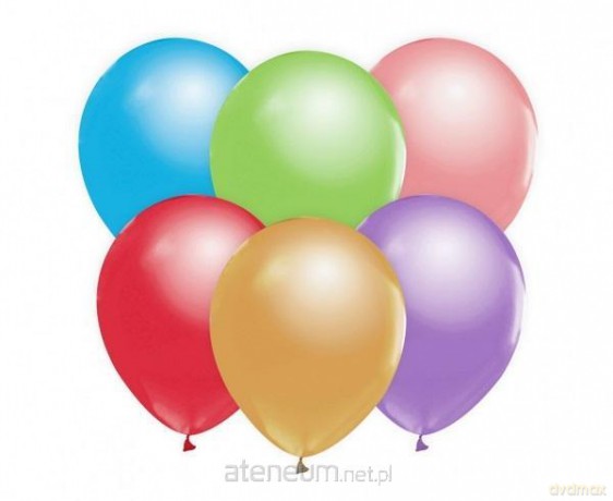 Balony Beauty&Charm metaliczne MIX 30 cm 50 szt