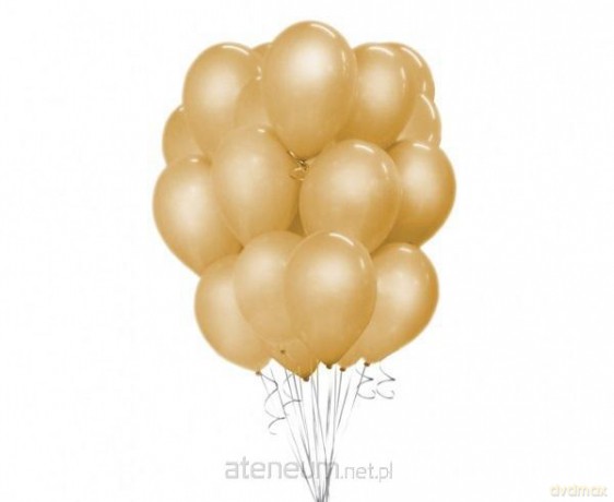 Balony Beauty&Charm metaliczne złote 30 cm 50 szt