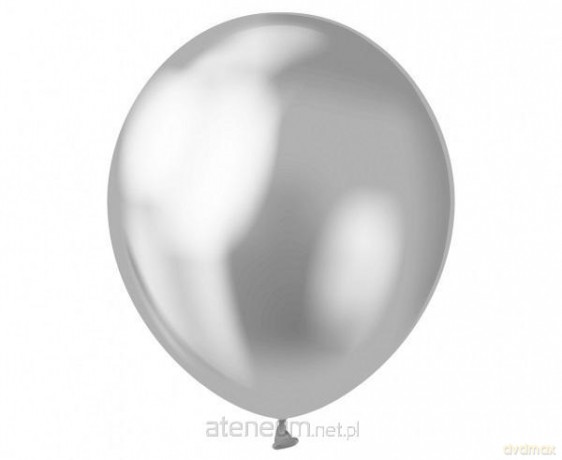 Balony Beauty&Charm platynowe srebrne 25 cm 50 szt