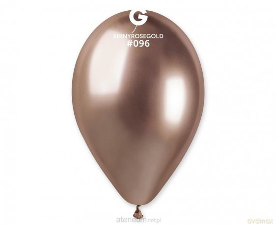 Balony chromowane Różowo-Złote 50 szt