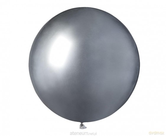 Balony chromowane Srebrne 48 cm 25 szt