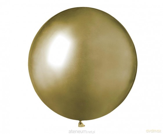 Balony chromowane złote 48 cm 25 szt