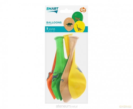 Balony dinozaury 5 szt