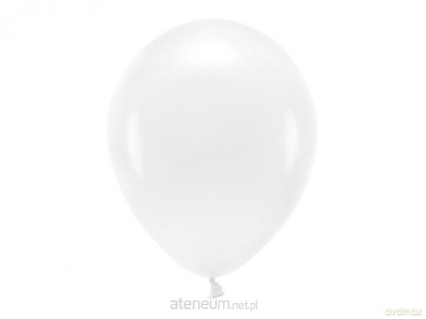 Balony Eco białe 30 cm 10 szt