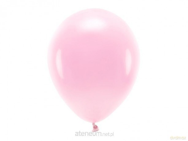 Balony Eco jasno różowe 30 cm 100 szt