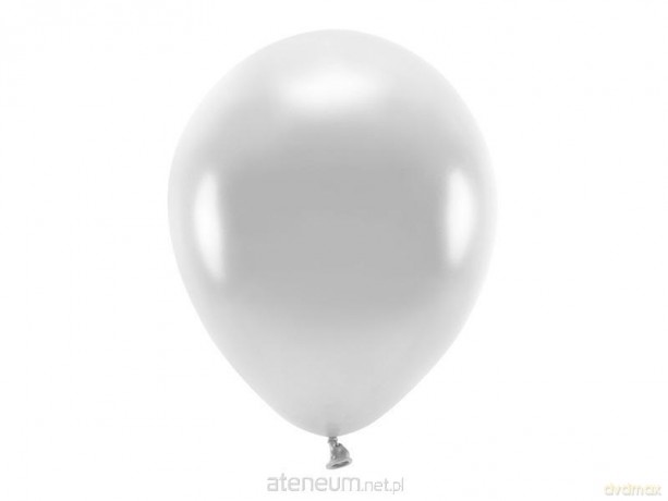 Balony Eco srebrne 30 cm 100 szt