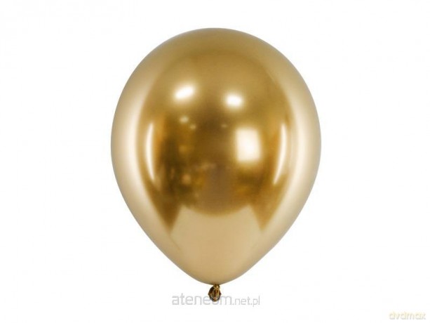 Balony Glossy złoty 30 cm 50 szt