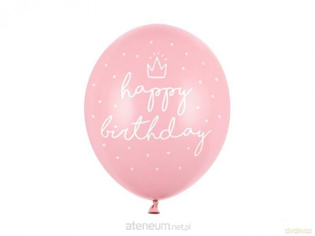 Balony Happy birthday Baby 30 cm 6 szt