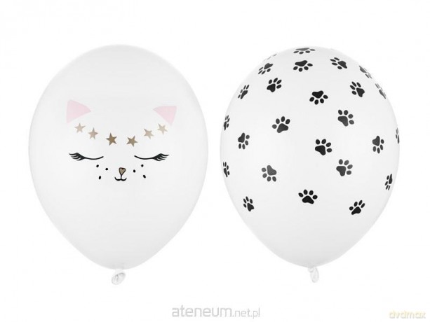 Balony Kotek 30 cm 50 szt