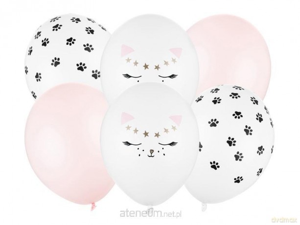 Balony Kotki 30 cm 6 szt