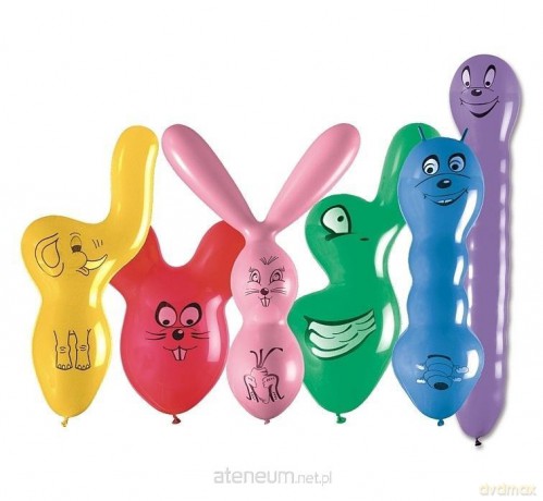 Balony kształty MIX 25 szt