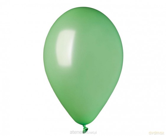 Balony metaliczne miętowe 25 cm 100 szt