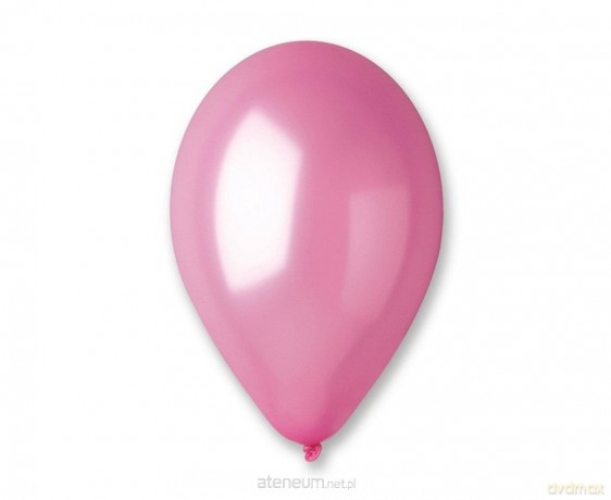 Balony metaliczne różowe 33 cm 50 szt